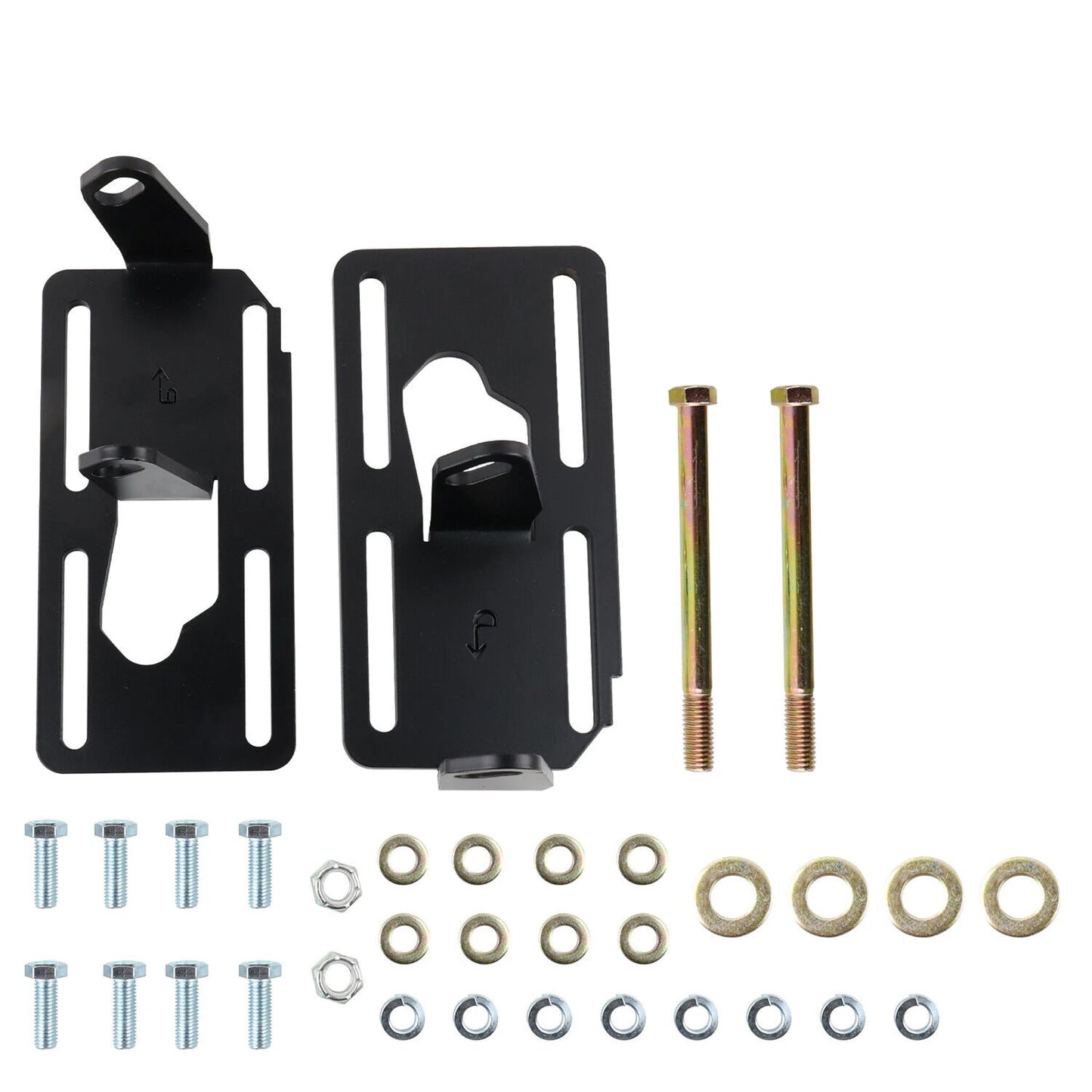 LS Engine Motor Mount Adapter Plate Swap Bracket Small Block LS Conversion Adjustable for LS1 88-98 LS2 LS6 LSX LQ4 LQ9