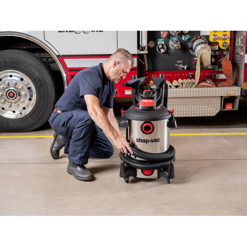 12-Gallon 6.0 HP Corded Wet/Dry Shop Vacuum with Accessories Included