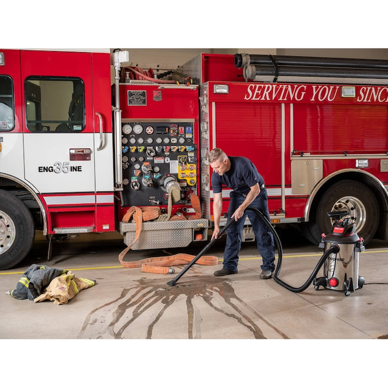 12-Gallon 6.0 HP Corded Wet/Dry Shop Vacuum with Accessories Included
