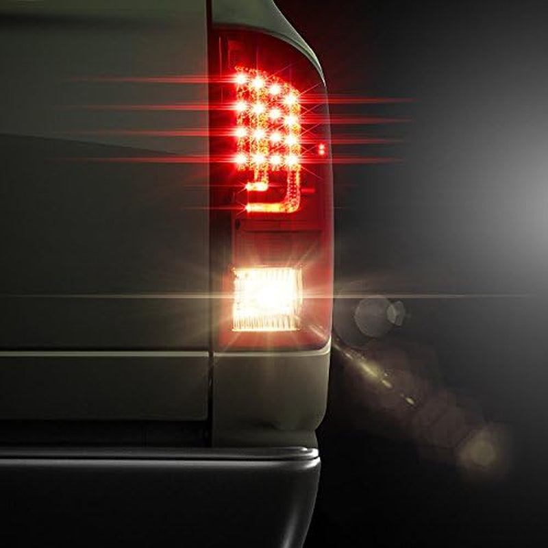 - for 02-06 Ram 1500 03-06 Ram 2500 3500 Pickup Red Clear LED V2 Tail Lights Brake Lamps Replacement Pair