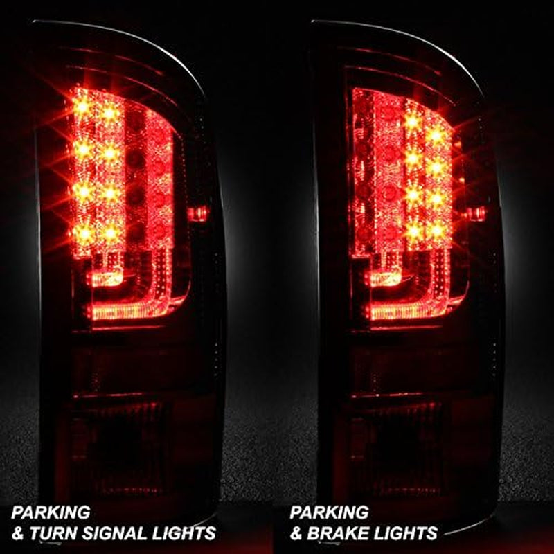 - for 02-06 Ram 1500 03-06 Ram 2500 3500 Pickup Red Clear LED V2 Tail Lights Brake Lamps Replacement Pair