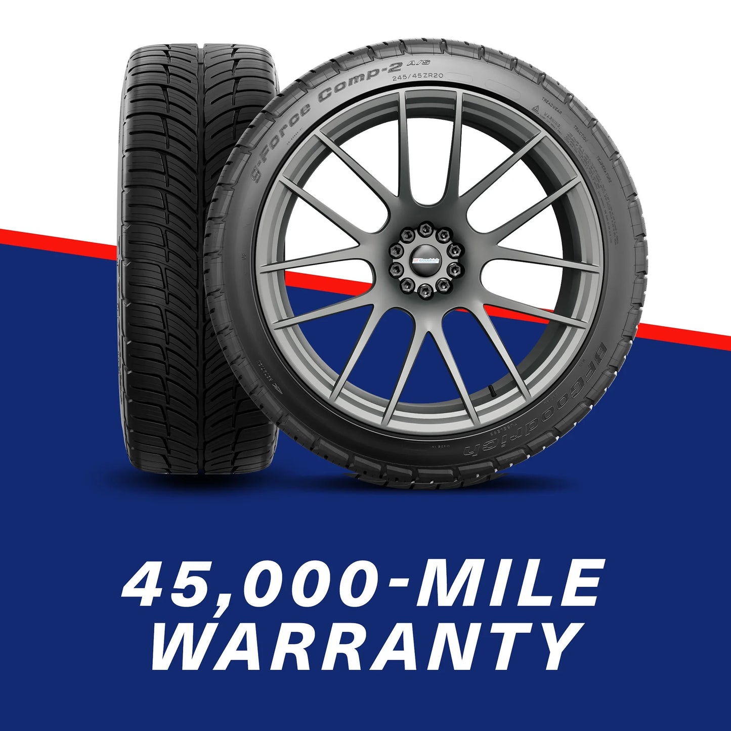G-Force COMP-2 A/S+ All Season 225/45ZR17 94W XL Passenger Tire