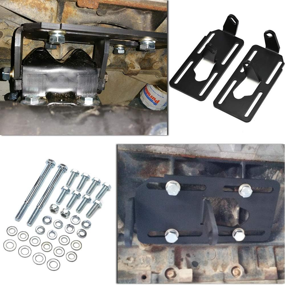 LS Conversion Engine Mounts 1973-1987 Square Body- Universal Swap Bracket Small