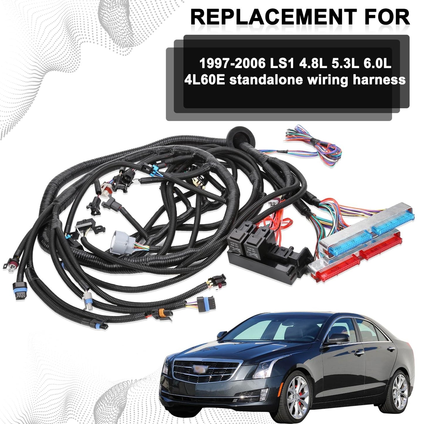 LS Swap Standalone Harness with 4L60E Transmission, Engine Wiring Harness Com...