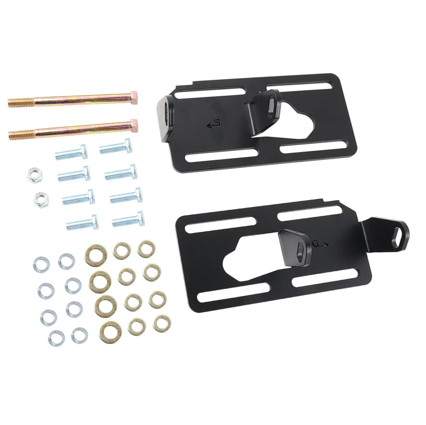 LS Engine Motor Mount Adapter Plate Swap Bracket Small Block LS Conversion Adjustable for LS1 88-98 LS2 LS6 LSX LQ4 LQ9