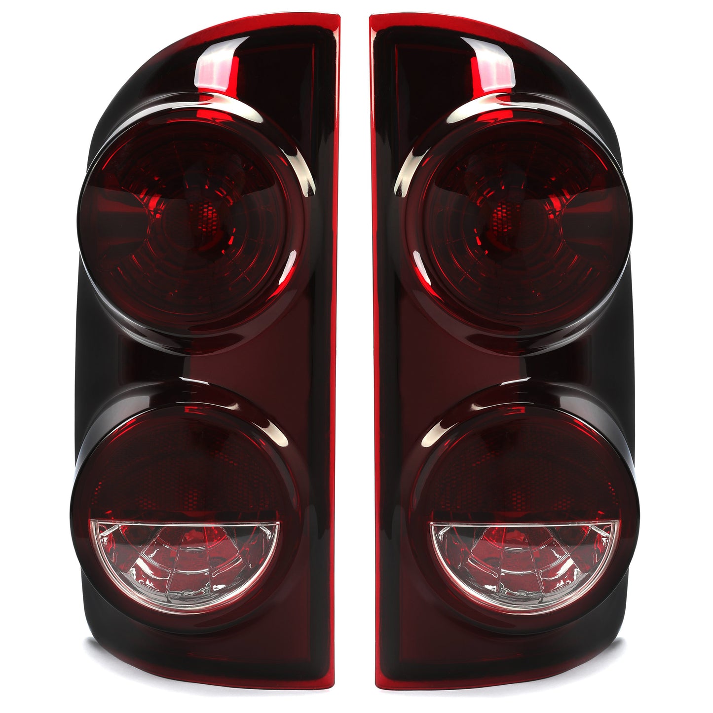 Red Smoke Tail Lights Lamps for 07-08 Dodge Ram 1500 07-09 2500 3500 Left+Right