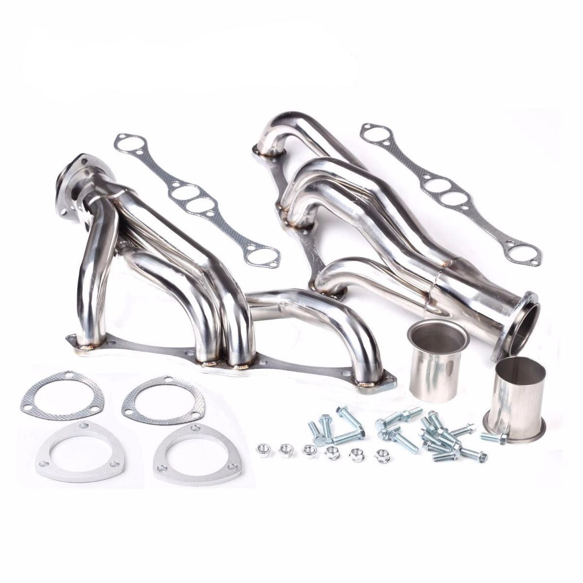 Exhaust Header for Chevy Small Block SB V8 262 265 283 305 327 350 400 Ban the Sale of Amazon&Temu