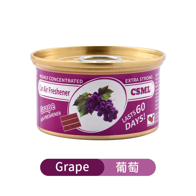 Best-Selling Wooden Block Canned Car Aromatherapy, Car Fragrance Paste, Deodorizing Air Freshener, High-End Solid Perfume