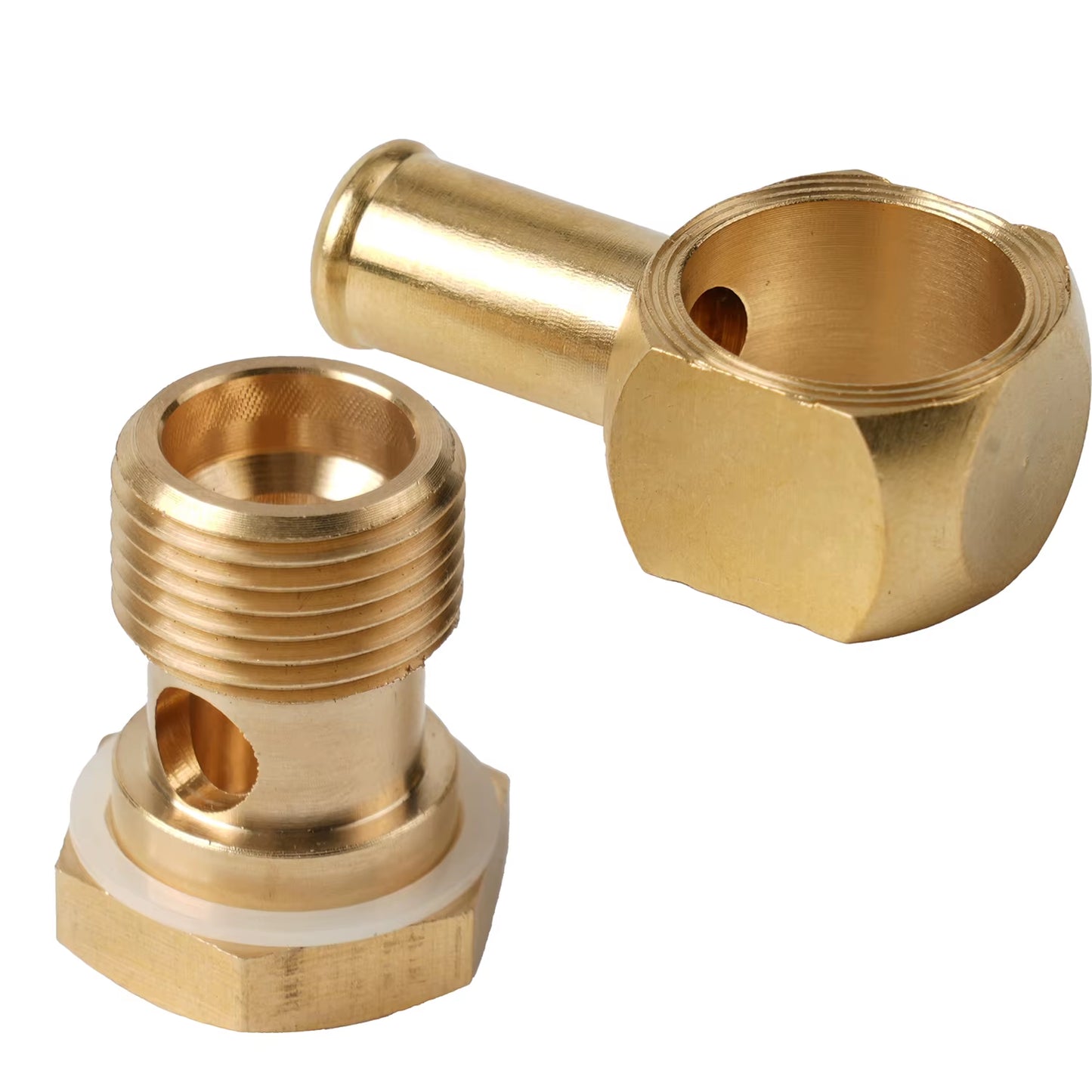 3/8" Banjo Fuel Fitting 8089 for Edelbrock Square-Bore for Carter AFB Carbs 5/8-20