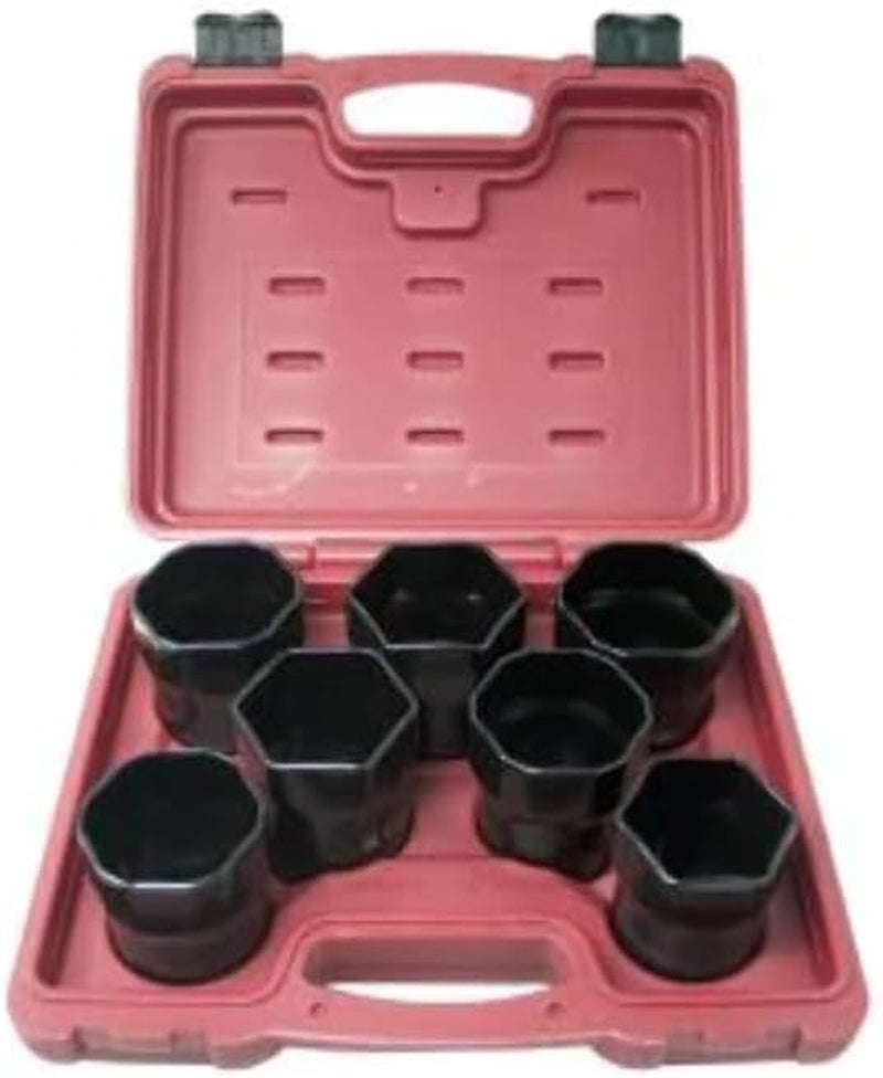KTI-71920 7-Pc Locknut Socket Set 1/2 Drive by Kti