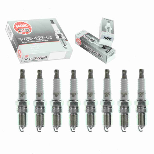 8-Pc NGK V-Power Spark Plugs for Cadillac Eldorado V8 (1982–2002)