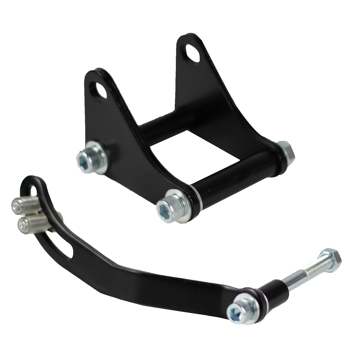 SBC Black Power Steering Pump Mounting Bracket SWP LWP Saginaw GM SB Chevy 350