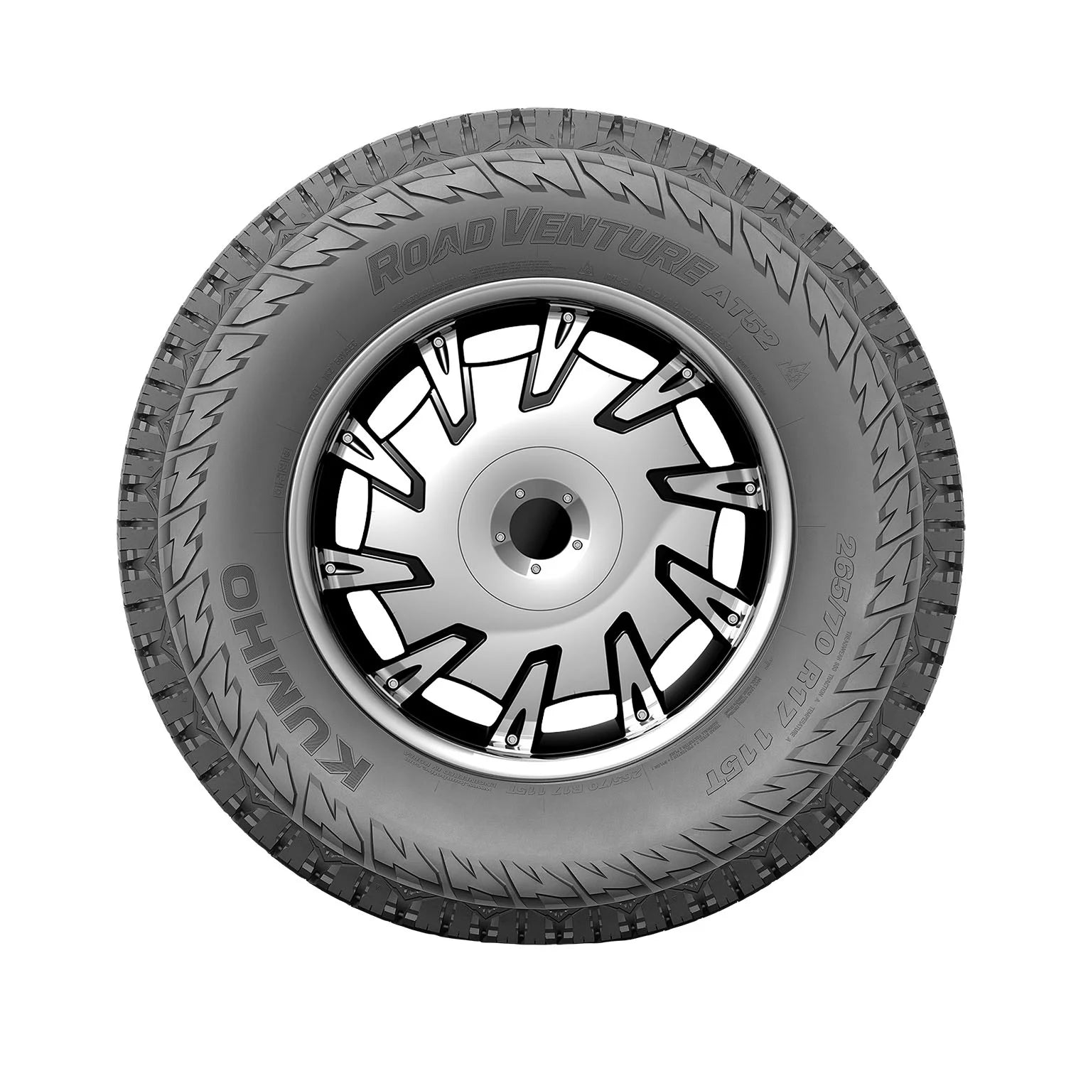 Road Venture AT52 35X12.5R17/10 121/118R BW All Terrain Tire