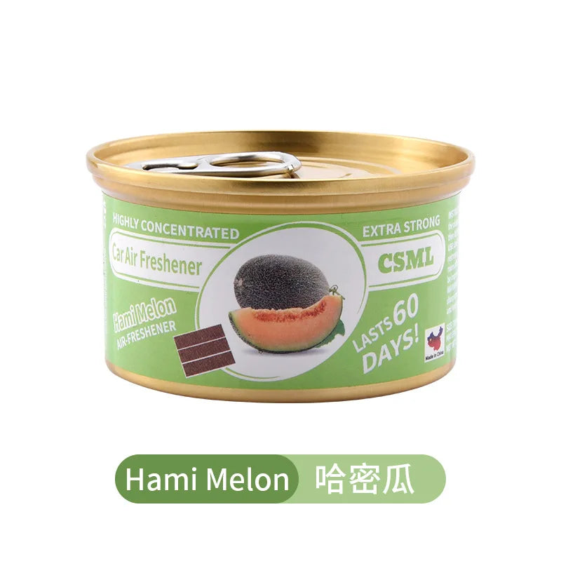 Best-Selling Wooden Block Canned Car Aromatherapy, Car Fragrance Paste, Deodorizing Air Freshener, High-End Solid Perfume