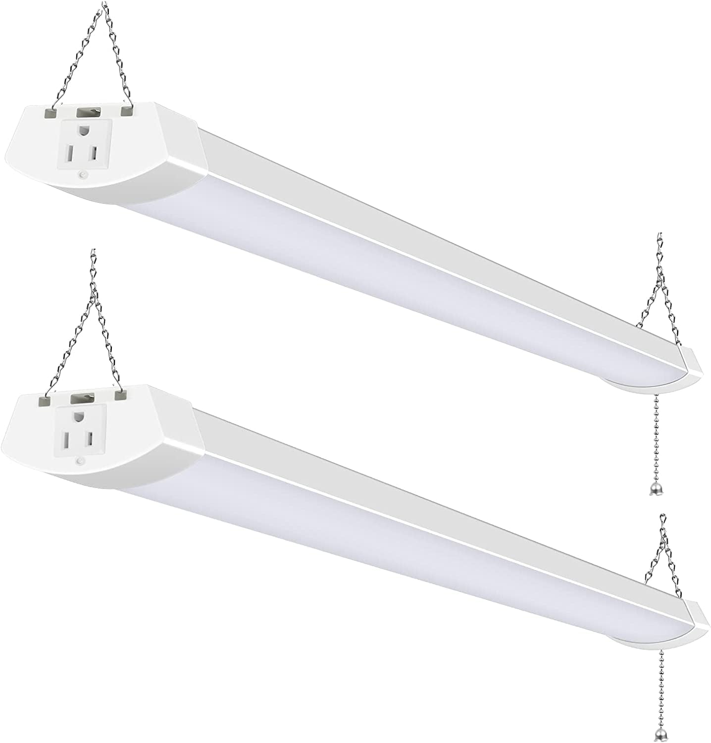 4FT 120W LED Shop Light Linkable, 13000Lm(400W Equivalent), 5000K Utility Shop L