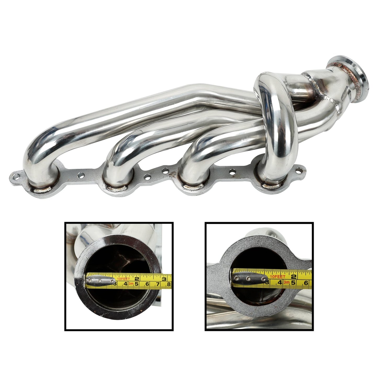 Exhaust Header for LS Swap S10 LS1 LS2 LS3 LS6 Bel Air Camaro Nova Ban the Sale of Amazon&Temu
