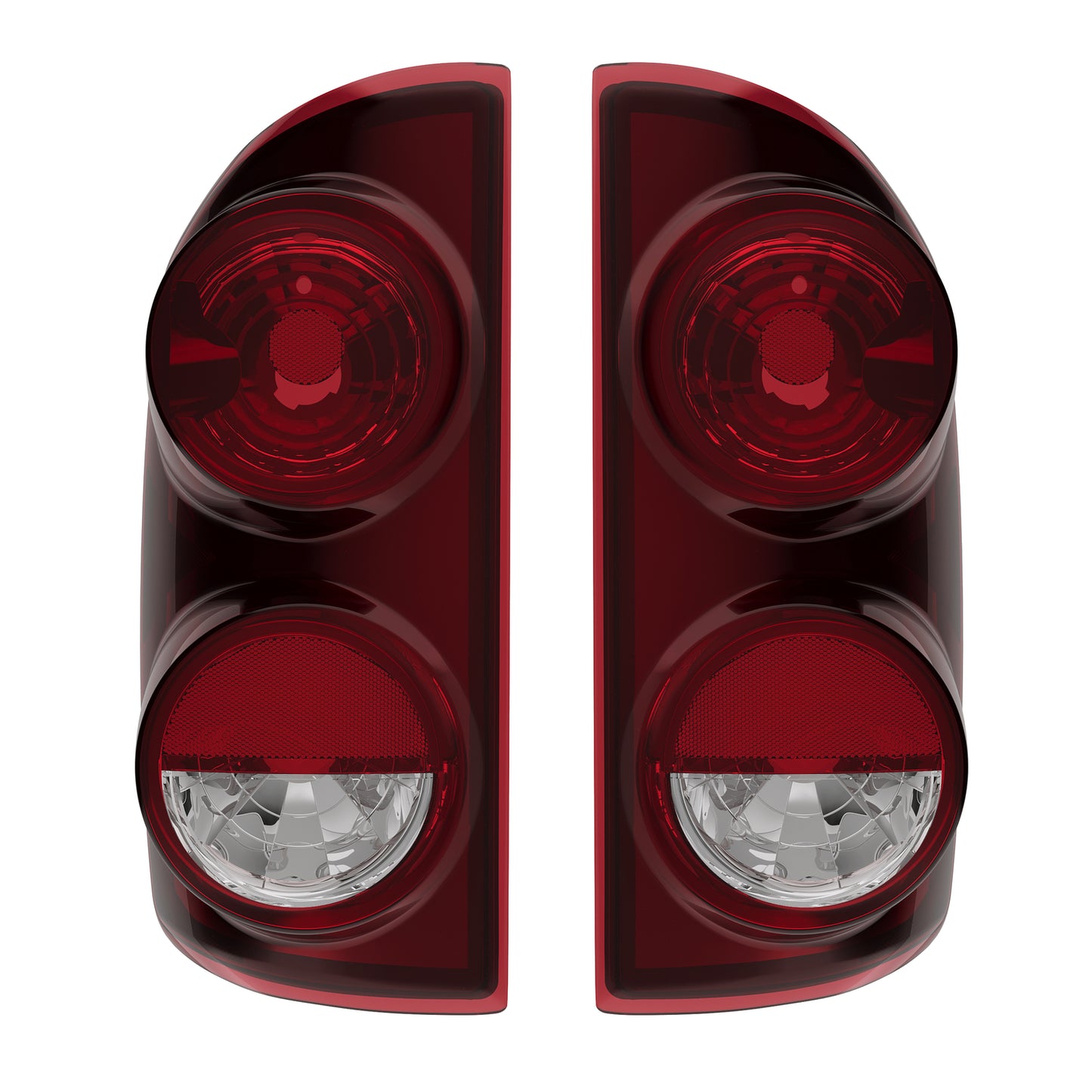 Red Smoke Tail Lights Lamps for 07-08 Dodge Ram 1500 07-09 2500 3500 Left+Right