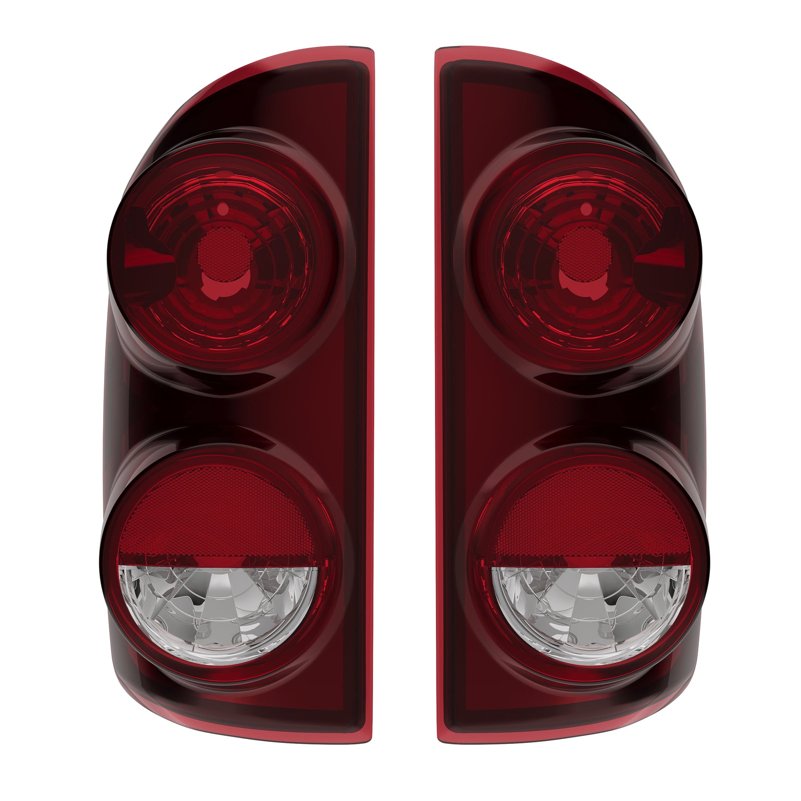 Red Smoke Tail Lights Lamps for 07-08 Dodge Ram 1500 07-09 2500 3500 Left+Right