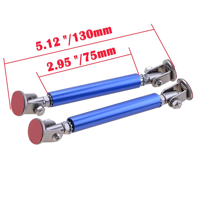 Universal Car Splitter Rods Racing Adjustable Front Bumper Lip Support Tie Bar Kit Saving Drilling Hole 75Mm/100Mm/150Mm/200Mm