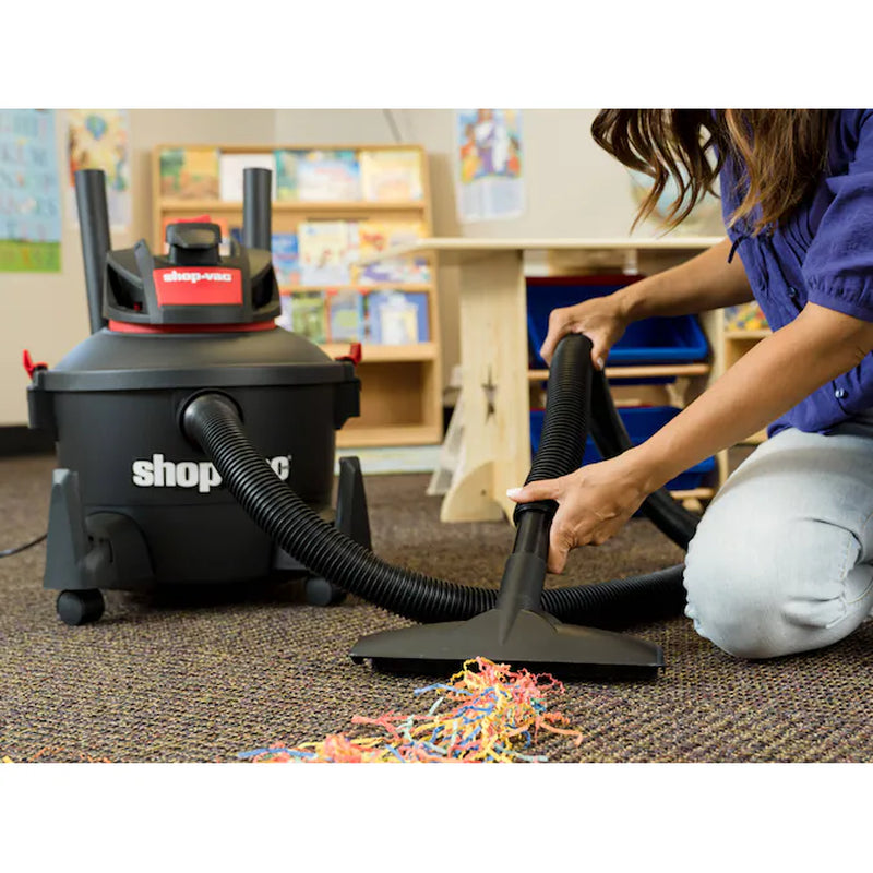 6-Gallon 3.5 HP Corded Wet/Dry Shop Vacuum with Accessories Included