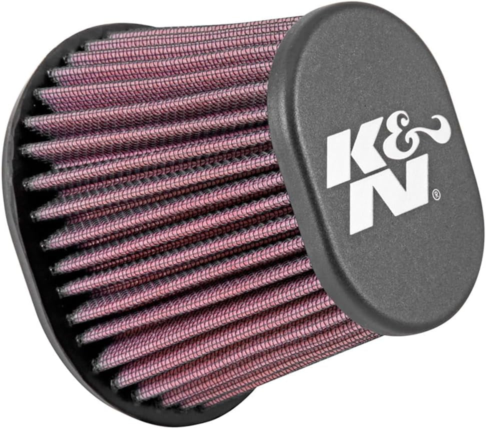 Premium High-Flow Universal Clamp-On Air Filter - Washable & Performance-Boosting, Oval Tapered Design, RE-0961