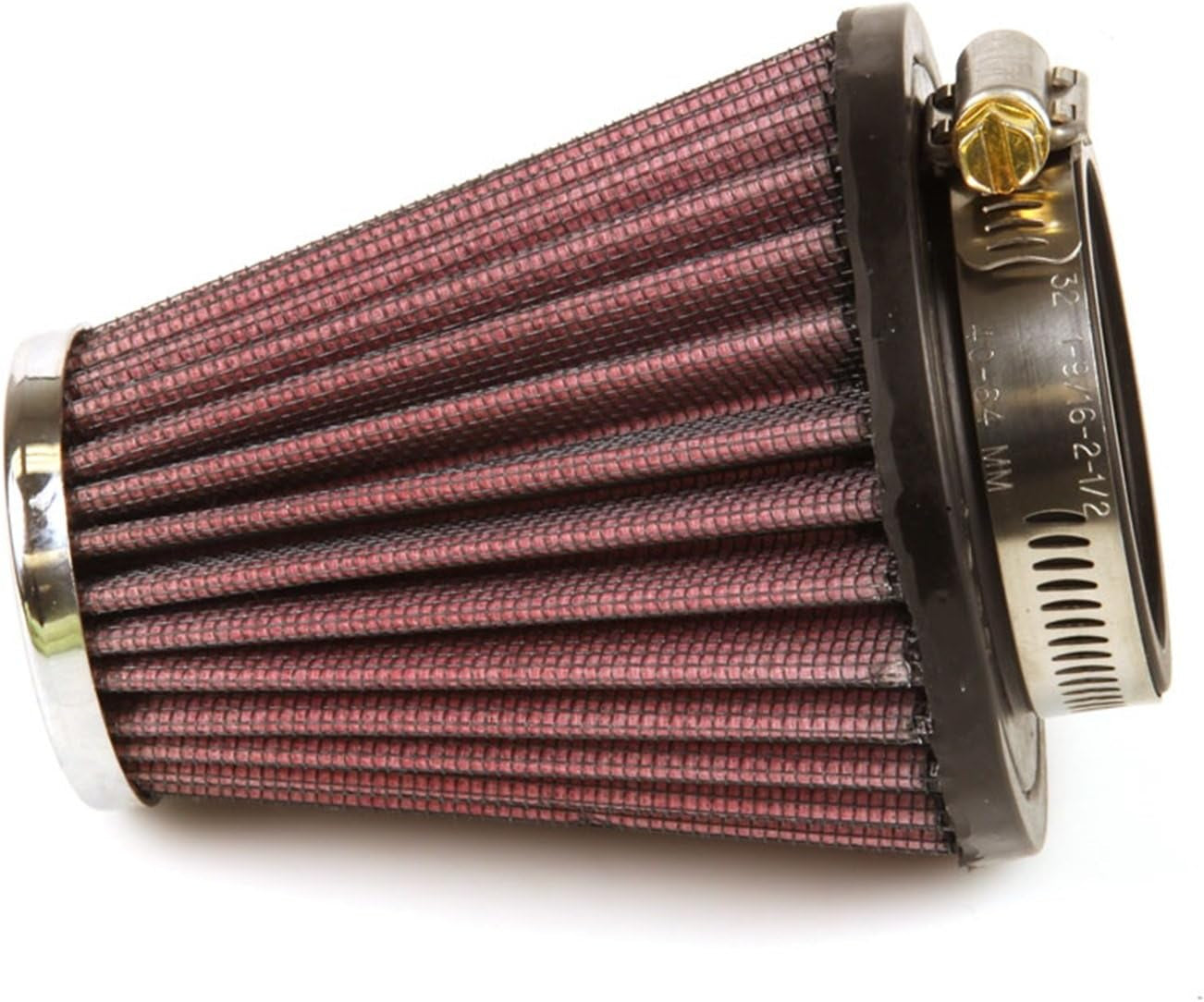High-Flow Original Lifetime Universal Clamp-On Air Filter: High Performance, Premium: Flange Diameter: 2.0625 In, Filter Height: 4 In, Flange Length: 0.625 In, Shape: round Tapered, RC-1200
