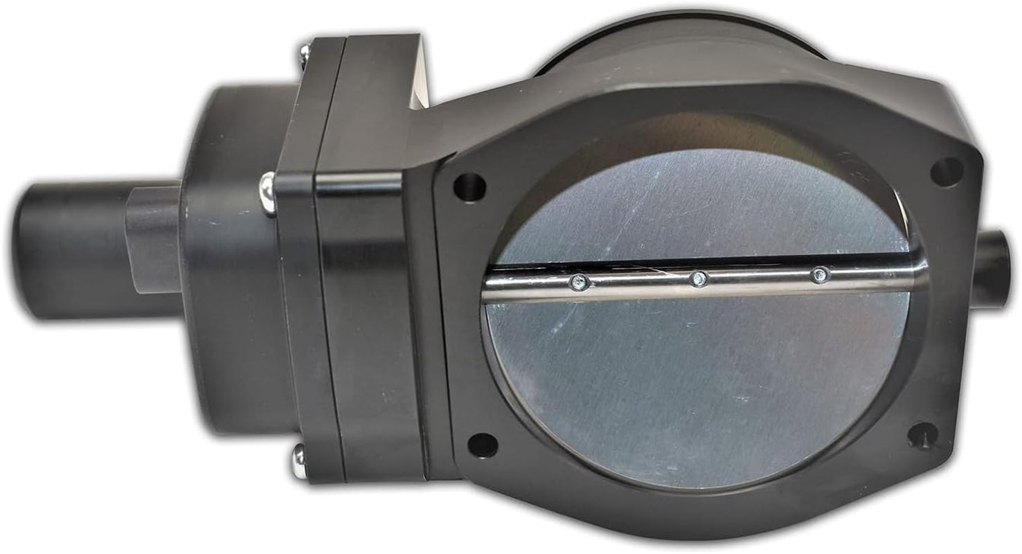LS4 Throttle Body Drive-By-Wire 102Mm - Black & 6-Pin Gold Connector - Cnc-Machined Billet Aluminum - Compatible with Chevrolet & GM 4-Bolt Intake Manifolds LS1-LS7 & LSX