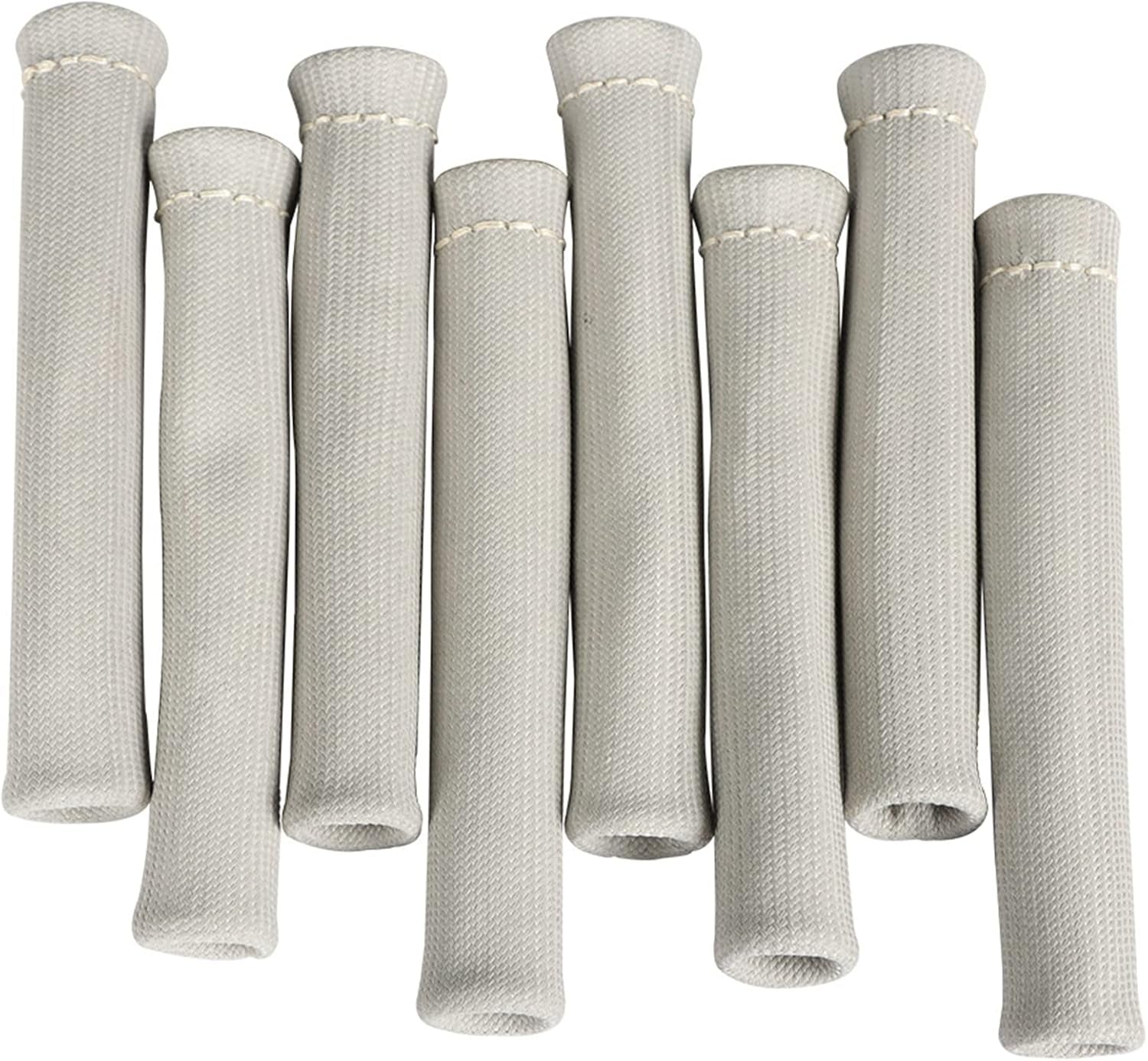 8 PCS Gray 1200° Spark Plug Wire Boots Heat Shield Protector Sleeve Replacement for SBC BBC