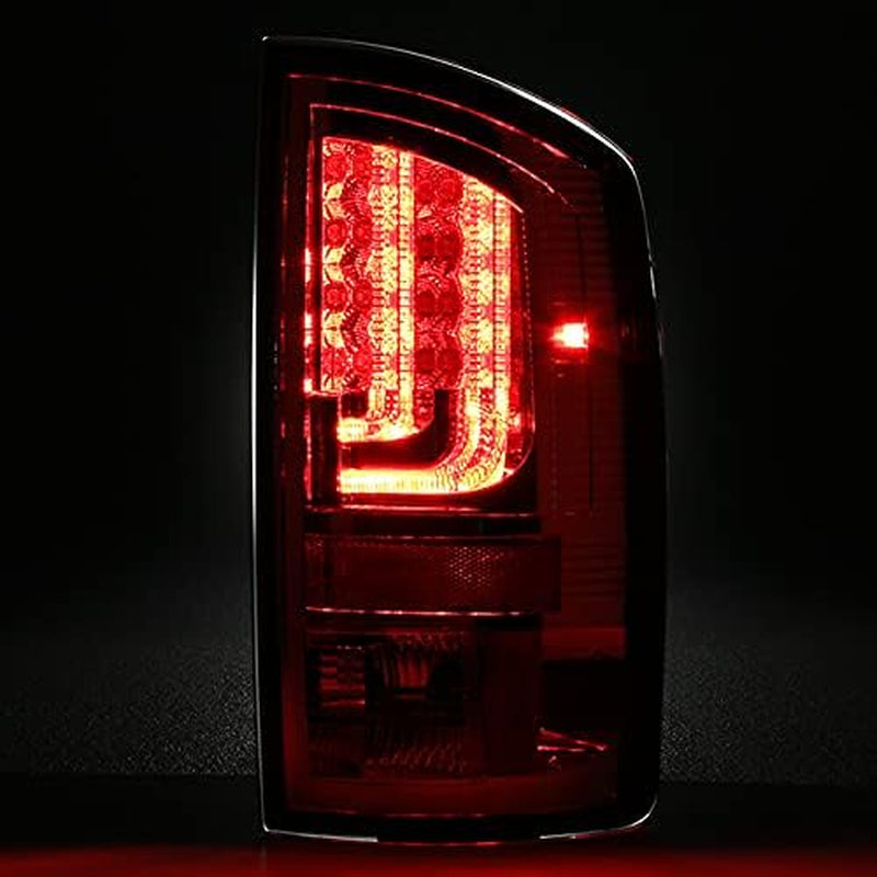 - for 02-06 Ram 1500 03-06 Ram 2500 3500 Pickup Red Clear LED V2 Tail Lights Brake Lamps Replacement Pair