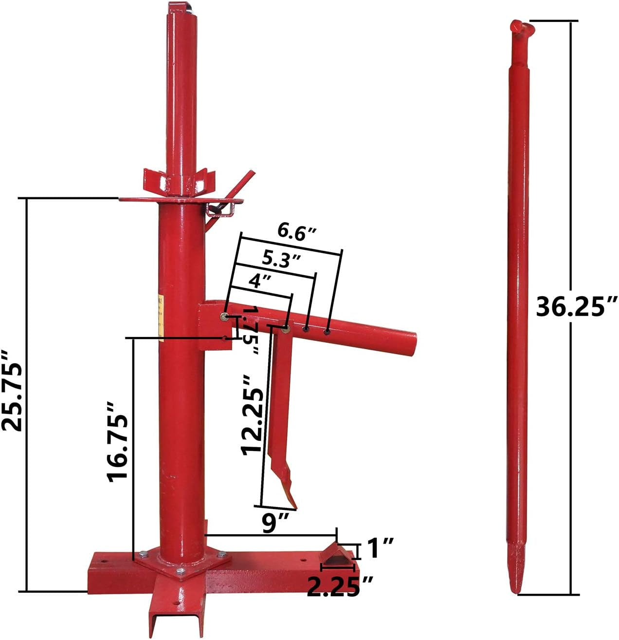- Portable Tire Changer Changing Machine Car Truck Motorcycle Manual Bead Breaker [P/N: US-ET-TOOL004-RED1]