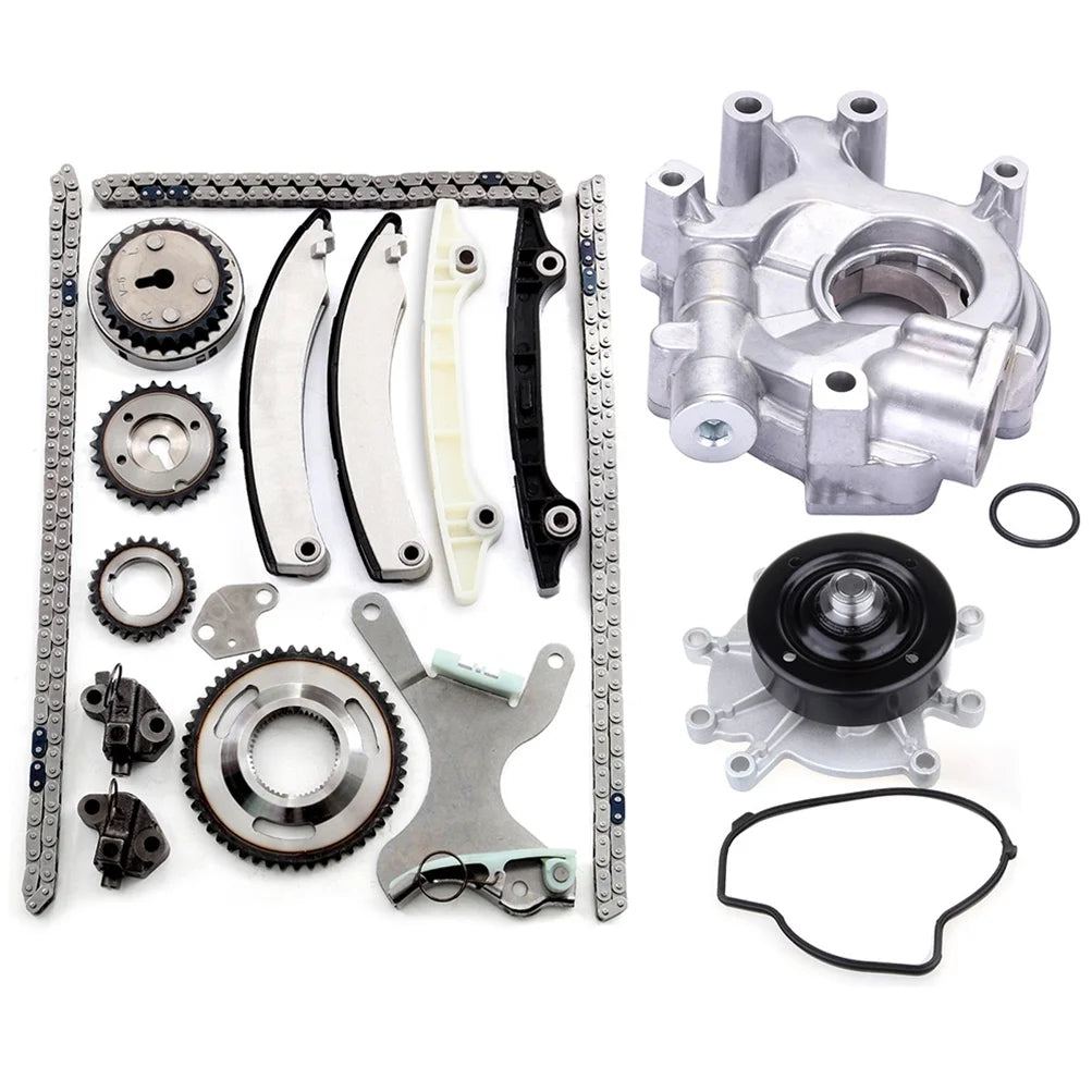 Oil Pump Water Pump Timing Chain Compatible for 2004-2010 for Dodge Dakota, 2004-2009 for Dodge Durango