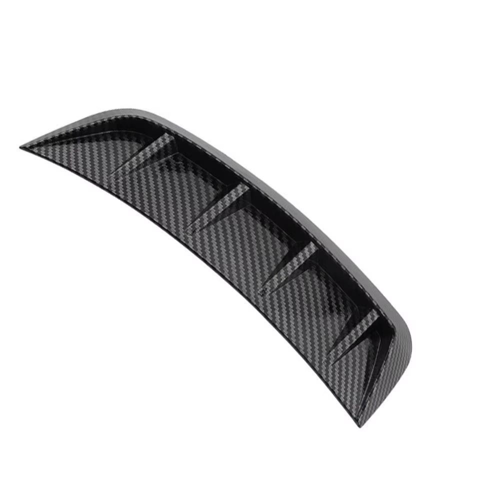 2Pcs Auto Sticker Cover Black Carbon Fiber Air Intake Flow Vent Hood Fender Air Vent Universal Car Styling Exterior Decorative