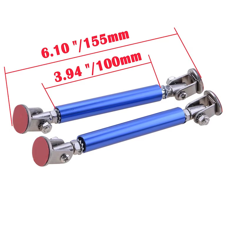 Universal Car Splitter Rods Racing Adjustable Front Bumper Lip Support Tie Bar Kit Saving Drilling Hole 75Mm/100Mm/150Mm/200Mm