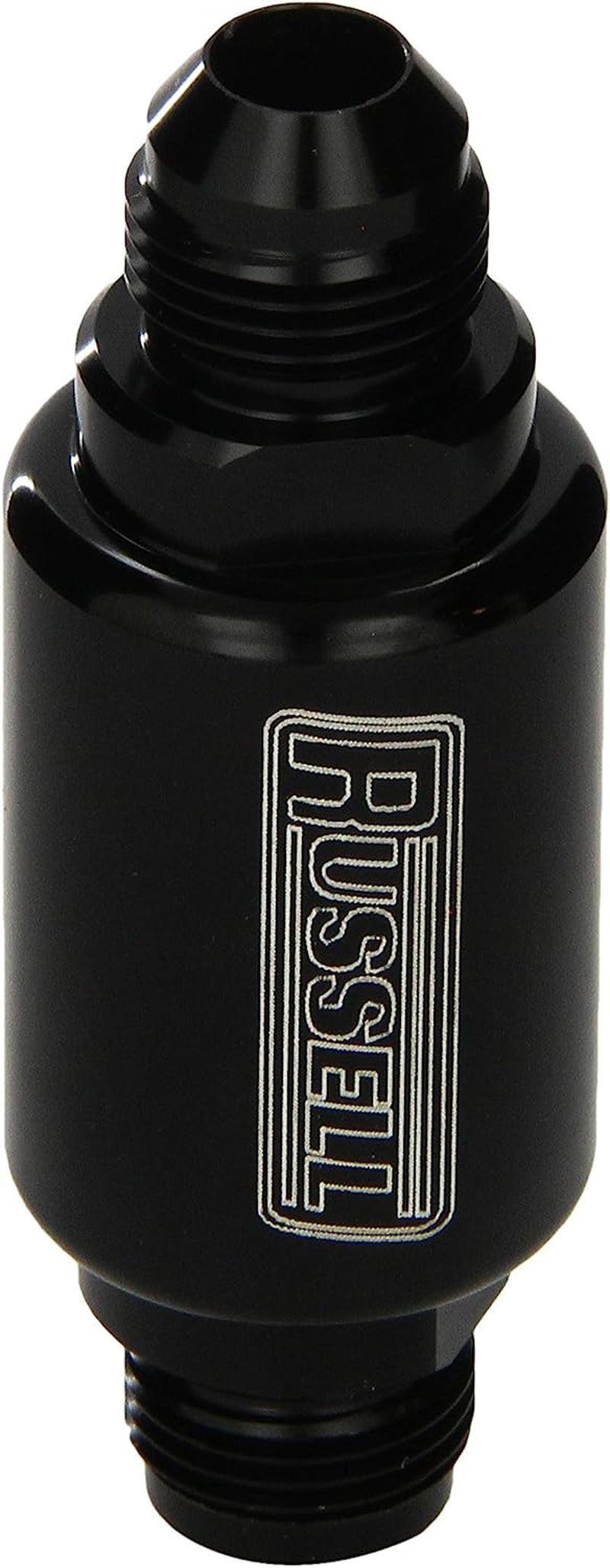 650103 Male #8 3.25" Length Fuel Filter - Black