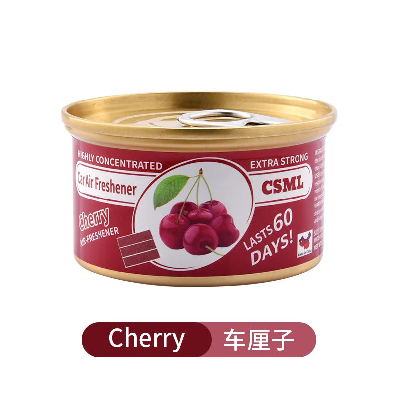 Best-Selling Wooden Block Canned Car Aromatherapy, Car Fragrance Paste, Deodorizing Air Freshener, High-End Solid Perfume