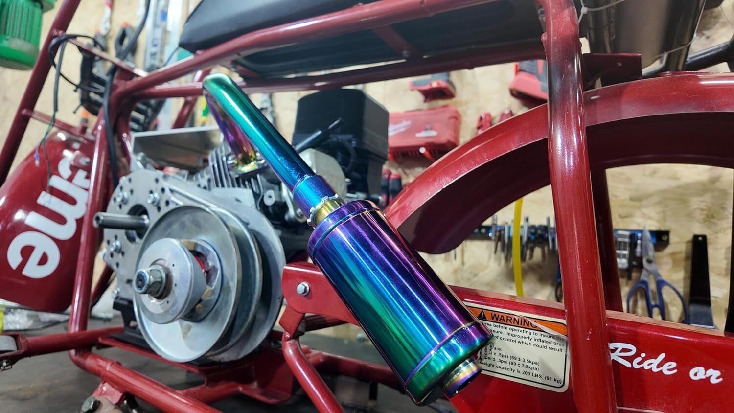 Exhaust Muffler for Coleman Ct100U / Cc100X Mini Bike