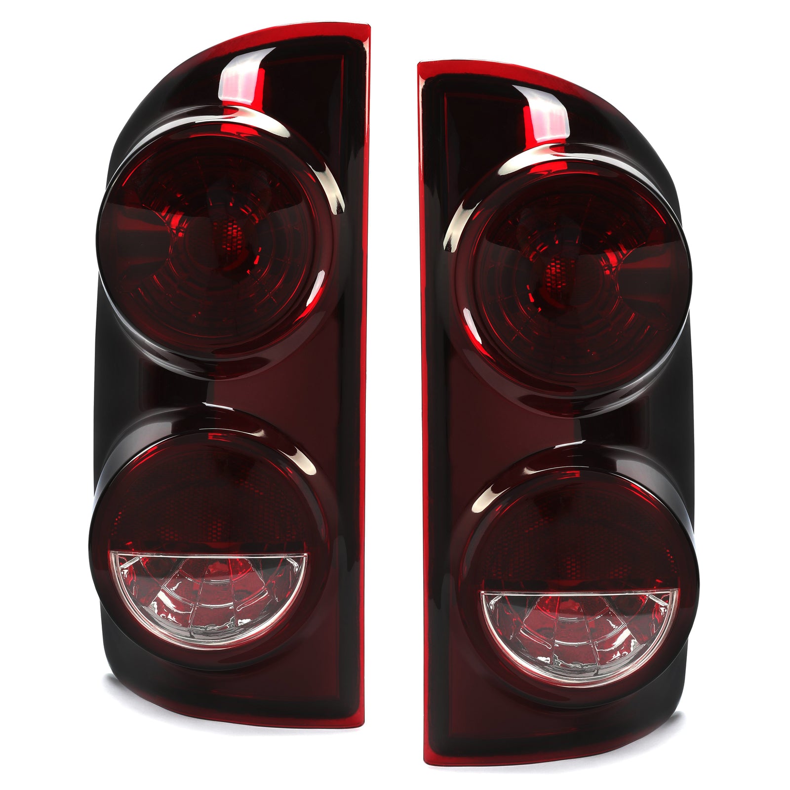 Red Smoke Tail Lights Lamps for 07-08 Dodge Ram 1500 07-09 2500 3500 Left+Right
