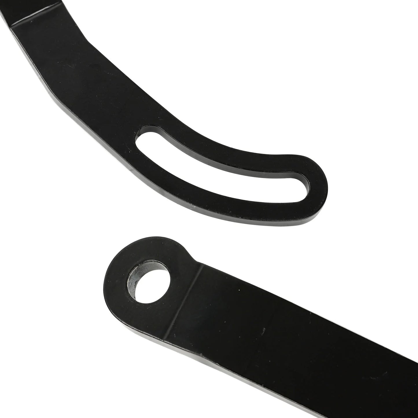 SBC Black Power Steering Pump Mounting Bracket SWP LWP Saginaw GM SB Chevy 350