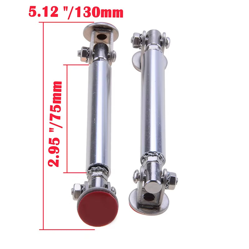 Universal Car Splitter Rods Racing Adjustable Front Bumper Lip Support Tie Bar Kit Saving Drilling Hole 75Mm/100Mm/150Mm/200Mm