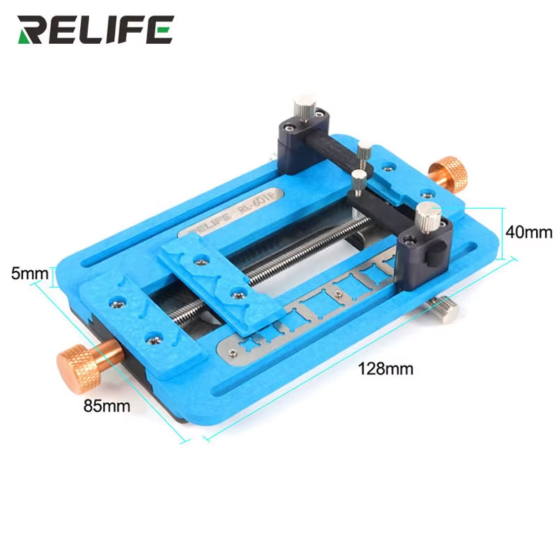 RL-601F Phone Motherboard Repair Fixture Multifunction Universal PCB Holder CPU IC Glue Removal BGA Welding Tool