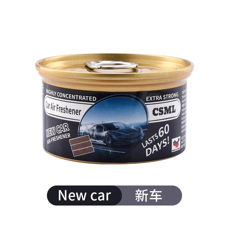 Best-Selling Wooden Block Canned Car Aromatherapy, Car Fragrance Paste, Deodorizing Air Freshener, High-End Solid Perfume