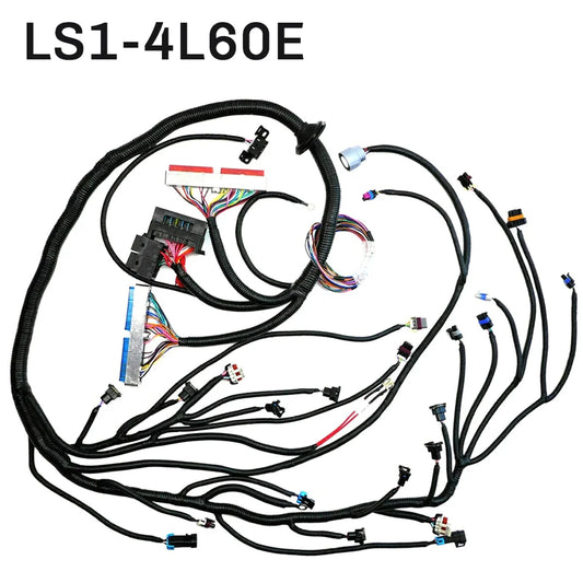 LS1 4L60E / LS1-4L60E Stand Alone Wiring Harness for LS SWAP 4.8 5.3 6.0 1997-2006 Drive by Cable