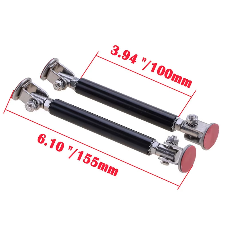Universal Car Splitter Rods Racing Adjustable Front Bumper Lip Support Tie Bar Kit Saving Drilling Hole 75Mm/100Mm/150Mm/200Mm