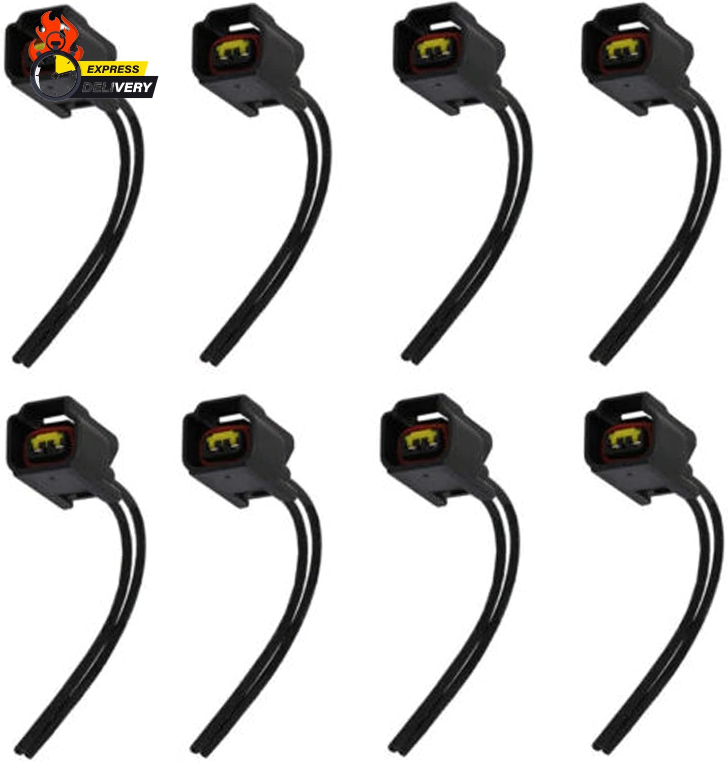 8 Pack Ford Ignition Coil Connector Plug Harness Compatible with Ford Ignition C