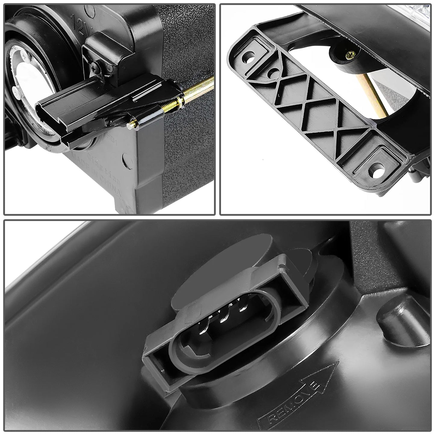 for 02-05 Dodge Ram 1500 2500 3500 Chrome Amber Euro Crystal Headlight Pair