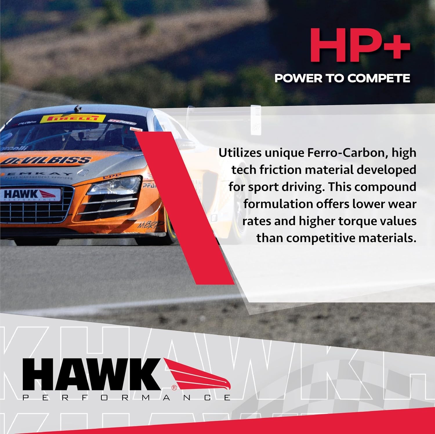 HB111N.610 HP plus Crossover Street/Motorsport Brake Pads
