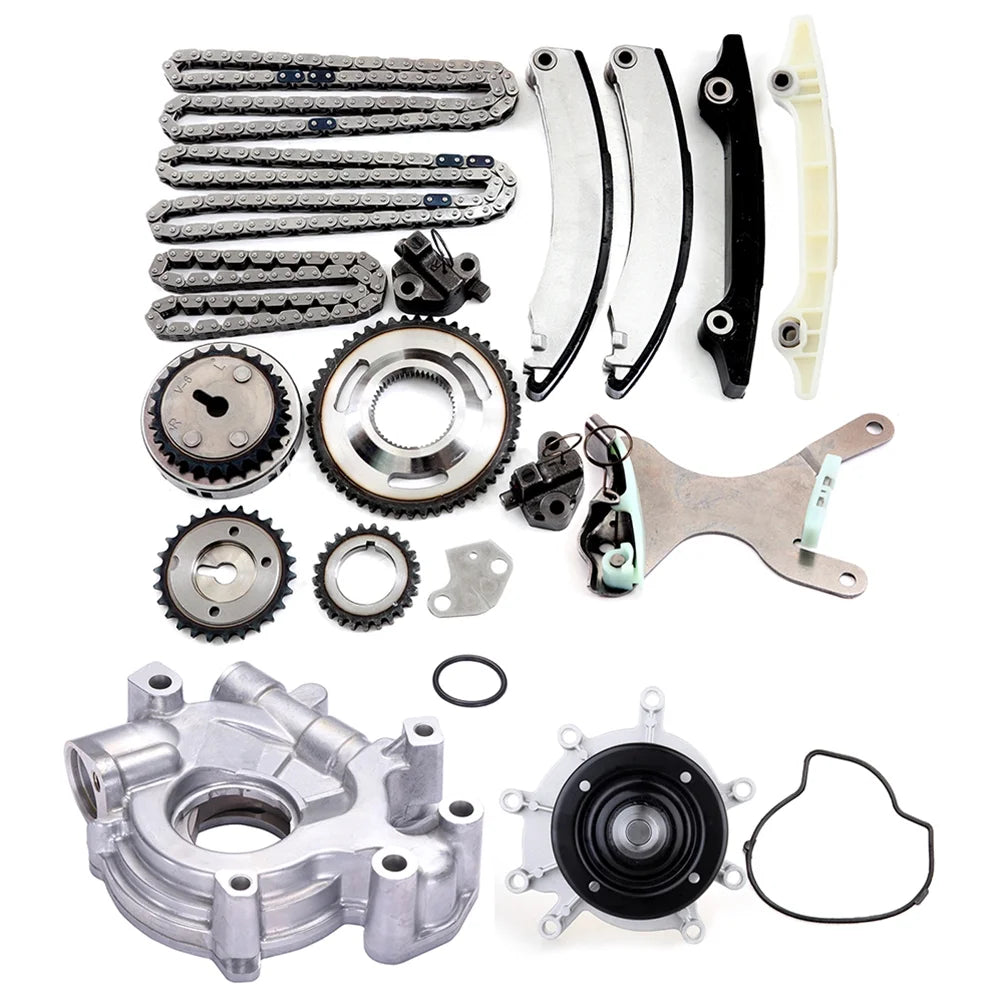 Oil Pump Water Pump Timing Chain Compatible for 2004-2010 for Dodge Dakota, 2004-2009 for Dodge Durango