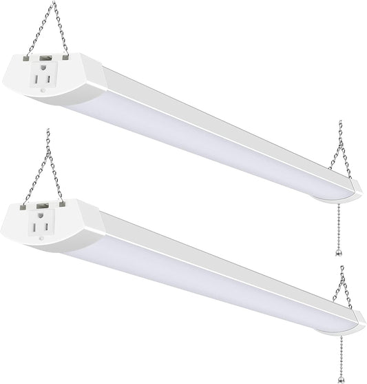 4FT 120W LED Shop Light Linkable, 13000Lm(400W Equivalent), 5000K Utility Shop L