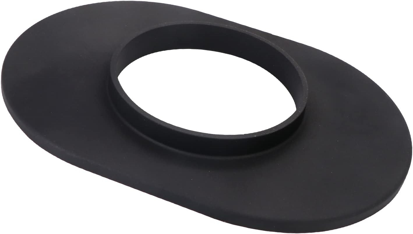 12" Oval Classic Full Finned Black Air Cleaner Kit