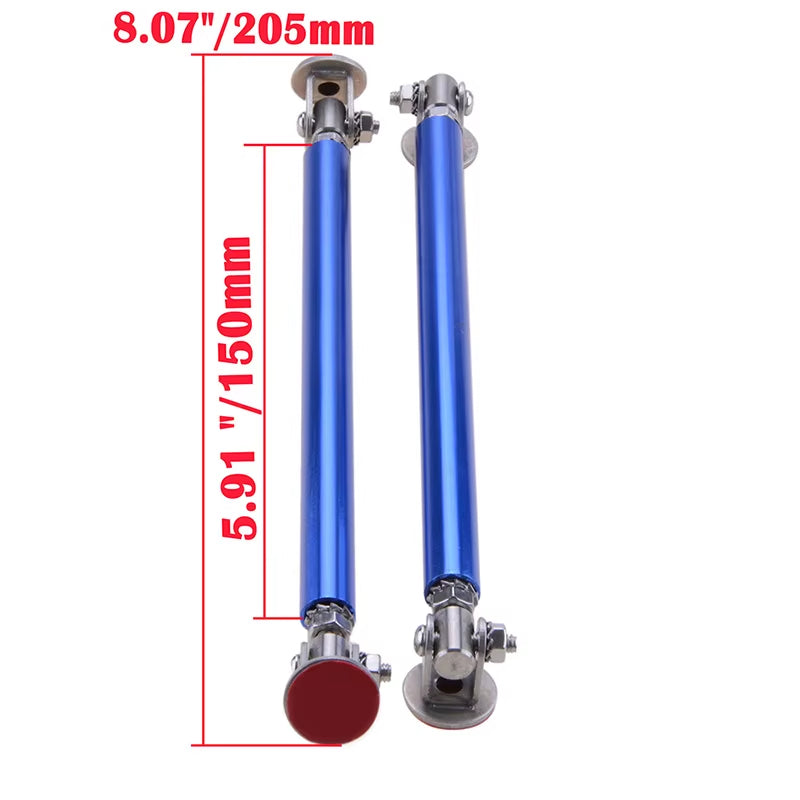 Universal Car Splitter Rods Racing Adjustable Front Bumper Lip Support Tie Bar Kit Saving Drilling Hole 75Mm/100Mm/150Mm/200Mm